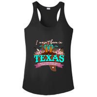 I WasnT Born In Texas But I Got Here As Fast As I Could Ladies PosiCharge Competitor Racerback Tank