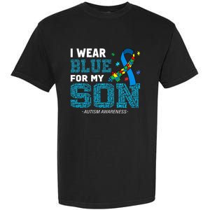 I Wear Blue For My Son Autism Awareness Month Garment-Dyed Heavyweight T-Shirt