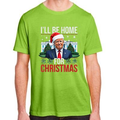 I Will Be Home For Christmas Funny Trump Adult ChromaSoft Performance T-Shirt