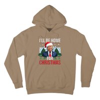 I Will Be Home For Christmas Funny Trump Hoodie