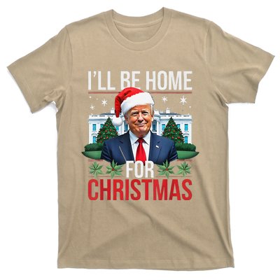 I Will Be Home For Christmas Funny Trump T-Shirt