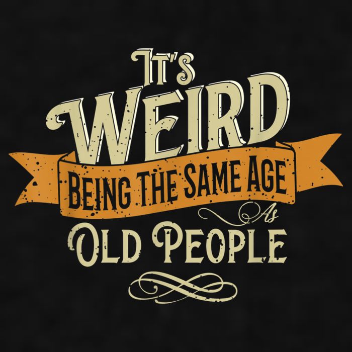 It's Weird Being The Same Age As Old People Ladies PosiCharge Tri-Blend Wicking Tank
