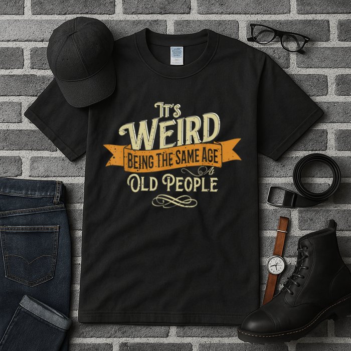 It's Weird Being The Same Age As Old People Tall T-Shirt