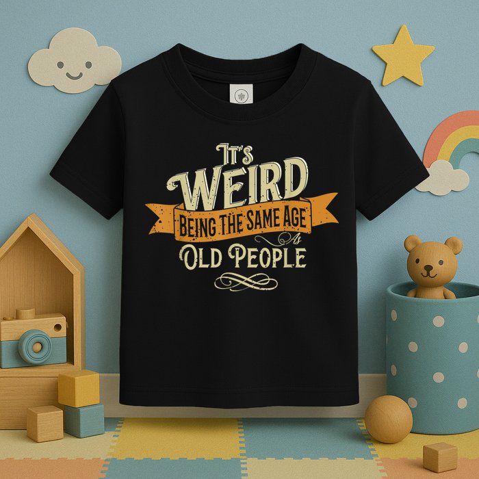 It's Weird Being The Same Age As Old People Toddler T-Shirt