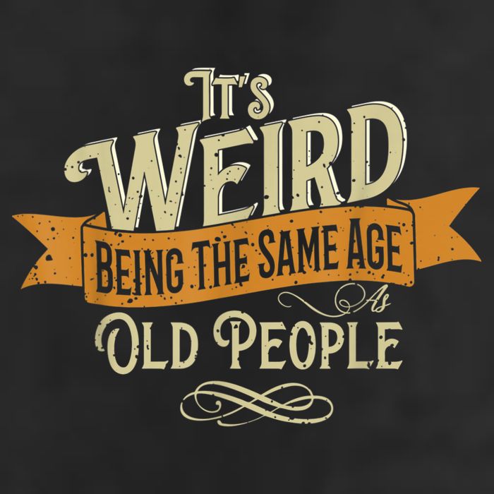 It's Weird Being The Same Age As Old People Microfiber Hand Towel