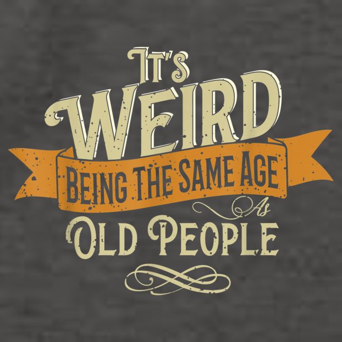It's Weird Being The Same Age As Old People Vector Backpack
