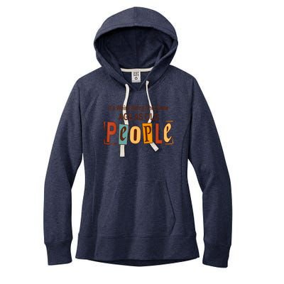 It's Weird Being The Same Age As Old People Women's Fleece Hoodie