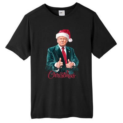 I Will Be Home For Christmas Trump Santa Xmas 2024 Funny Gift Tall Fusion ChromaSoft Performance T-Shirt