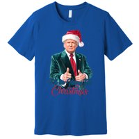 I Will Be Home For Christmas Trump Santa Xmas 2024 Funny Gift Premium T-Shirt