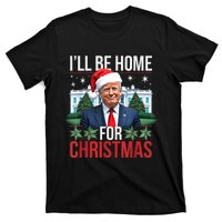 I Will Be Home For Christmas Funny Trump T-Shirt