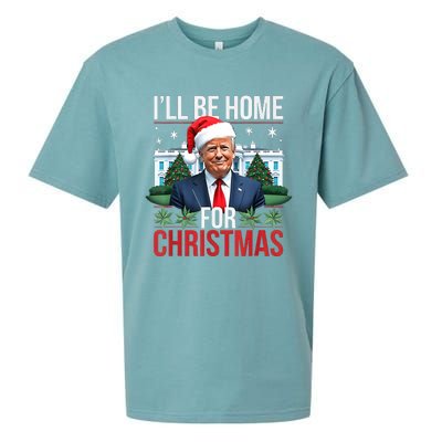 I Will Be Home For Christmas Funny Trump Sueded Cloud Jersey T-Shirt