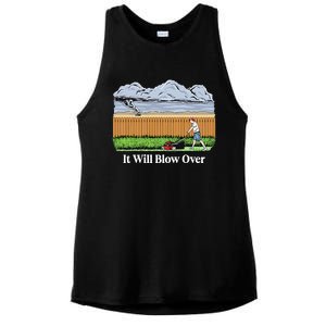 It Will Blow Over Ladies PosiCharge Tri-Blend Wicking Tank