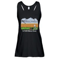 It Will Blow Over Ladies Essential Flowy Tank