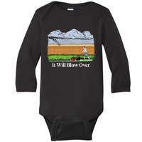 It Will Blow Over Baby Long Sleeve Bodysuit