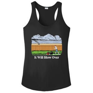 It Will Blow Over Ladies PosiCharge Competitor Racerback Tank