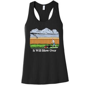 It Will Blow Over Women's Racerback Tank