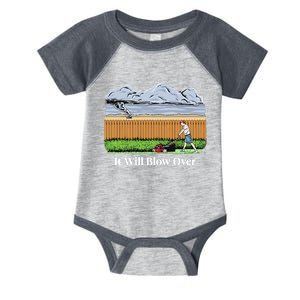 It Will Blow Over Infant Baby Jersey Bodysuit