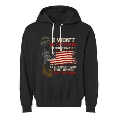 I Won't Be Lectured On Gun Control By An Administration Garment-Dyed Fleece Hoodie