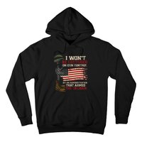 I Won't Be Lectured On Gun Control By An Administration Hoodie