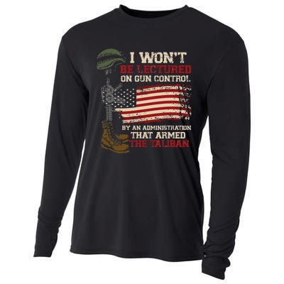 I Won't Be Lectured On Gun Control By An Administration Cooling Performance Long Sleeve Crew