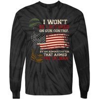 I Won't Be Lectured On Gun Control By An Administration Tie-Dye Long Sleeve Shirt