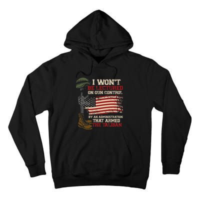 I Won't Be Lectured On Gun Control By An Administration Tall Hoodie