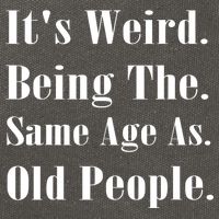 Its Weird Being The Same Age As Old People Cotton Canvas Backpack