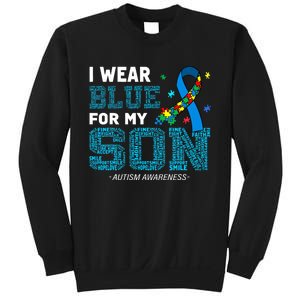 I Wear Blue For My Son Autism Awareness Month Sweatshirt