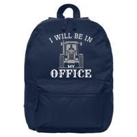 I will be in my office, tractor driver, farmer dad, farming 16 in Basic Backpack