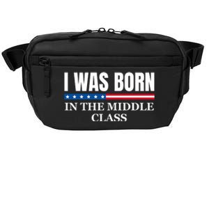 I Was Born In The Middle Class Trump 2024 Political Design Crossbody Pack