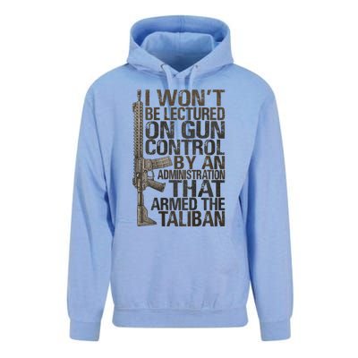 I Won't Be Lectured On Gun Control By An Administration Unisex Surf Hoodie