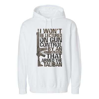 I Won't Be Lectured On Gun Control By An Administration Garment-Dyed Fleece Hoodie