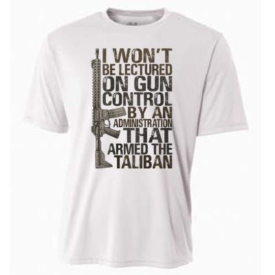 I Won't Be Lectured On Gun Control By An Administration Cooling Performance Crew T-Shirt