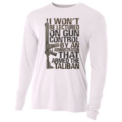 I Won't Be Lectured On Gun Control By An Administration Cooling Performance Long Sleeve Crew