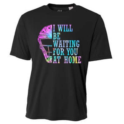 I Will Be Waiting For You At Home Softball Catcher Cooling Performance Crew T-Shirt