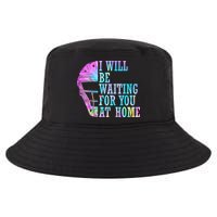 I Will Be Waiting For You At Home Softball Catcher Cute Gift Cool Comfort Performance Bucket Hat