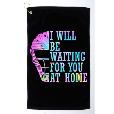 I Will Be Waiting For You At Home Softball Catcher Cute Gift Golf Towel