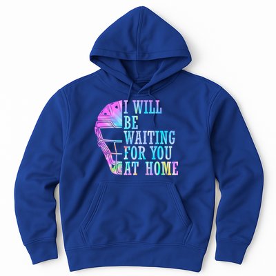 I Will Be Waiting For You At Home Softball Catcher Cute Gift Hoodie