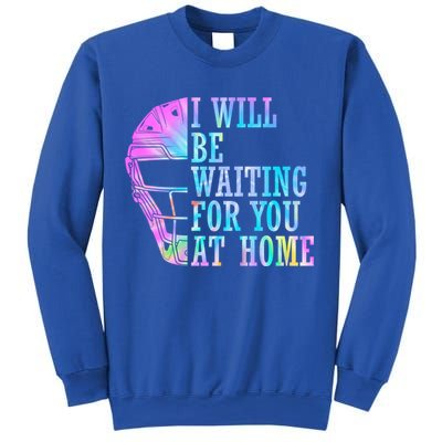 I Will Be Waiting For You At Home Softball Catcher Cute Gift Sweatshirt