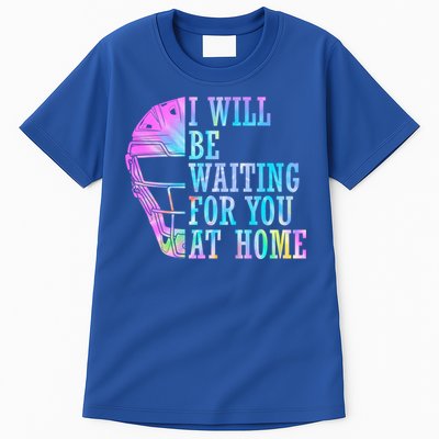I Will Be Waiting For You At Home Softball Catcher Cute Gift Tall T-Shirt