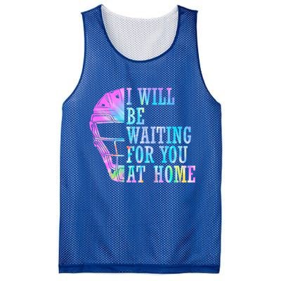 I Will Be Waiting For You At Home Softball Catcher Cute Gift Mesh Reversible Basketball Jersey Tank
