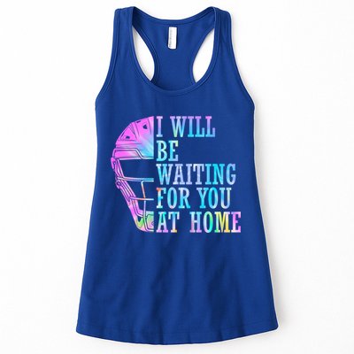 I Will Be Waiting For You At Home Softball Catcher Cute Gift Womens Tank Top