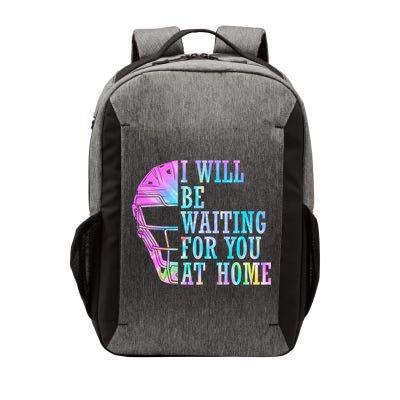 I Will Be Waiting For You At Home Softball Catcher Cute Gift Vector Backpack