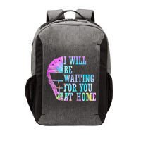 I Will Be Waiting For You At Home Softball Catcher Cute Gift Vector Backpack
