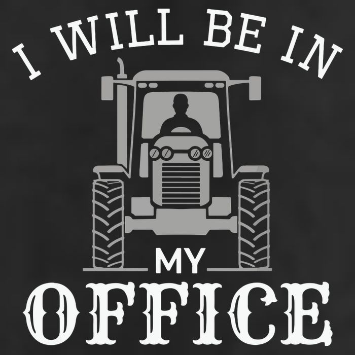 I Will Be In My Office Tractor Driver Farmer Dad Farming Adult Drive Performance Visor