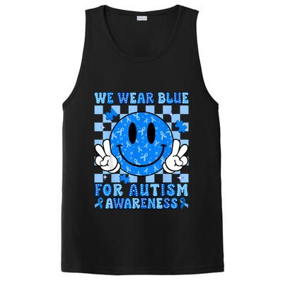I Wear Blue For Autism Awareness Month Autism PosiCharge Competitor Tank