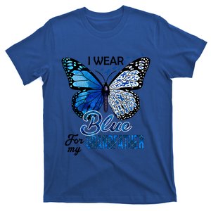 I Wear Blue For Grandfather Colon Cancer Awareness Great Gift T-Shirt