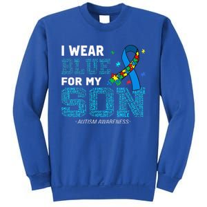 I Wear Blue For My Son Autism Awareness Month Sweatshirt