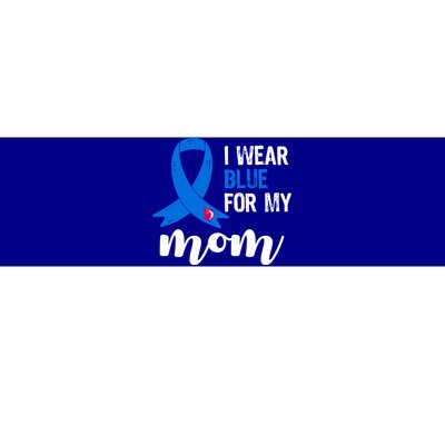 I Wear Blue For My Mom Diabetes Awareness Funny Gift Bumper Sticker