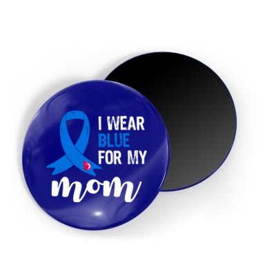 I Wear Blue For My Mom Diabetes Awareness Funny Gift Magnet